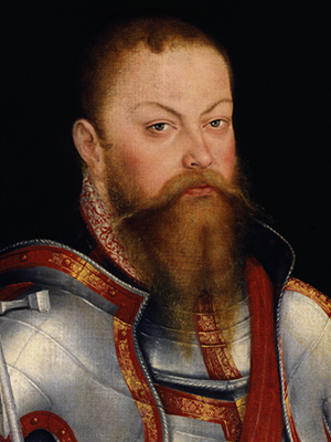Porträt von Moritz von Sachsen